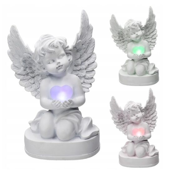 Angel iz Keramike (20cm) z lučko