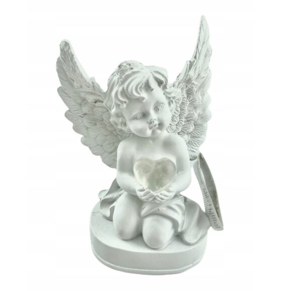 Angel iz Keramike (20cm) z lučko - Image 4