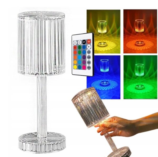 Namizna Svetilka za Polnjenje RGB Led