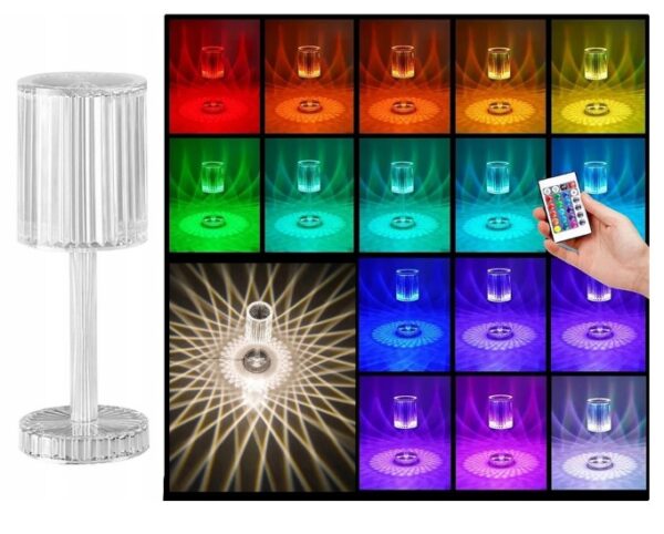 Namizna Svetilka za Polnjenje RGB Led - Image 6