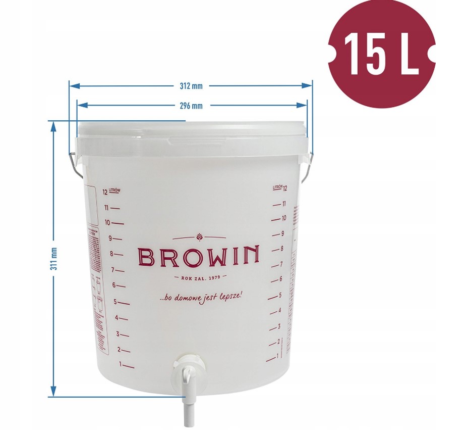 Posoda za Fermentacijo Piva 15l - Image 4