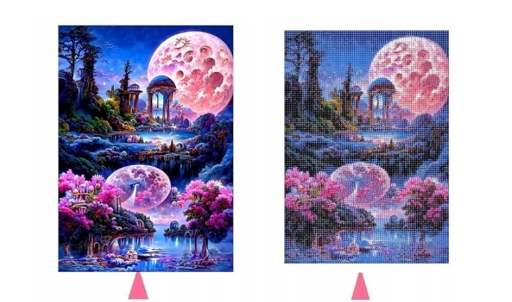 Komplet za Slikanje z Diamanti - Fantazija - slika 2
